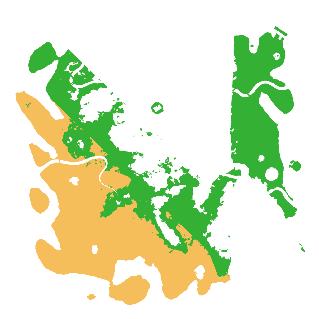 Biome Rust Map: Procedural Map, Size: 4500, Seed: 694953406