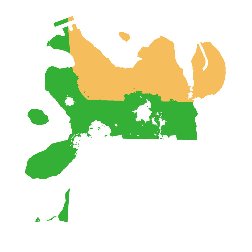 Biome Rust Map: Procedural Map, Size: 2500, Seed: 310261642