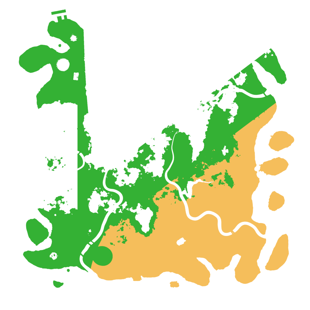 Biome Rust Map: Procedural Map, Size: 4300, Seed: 120871