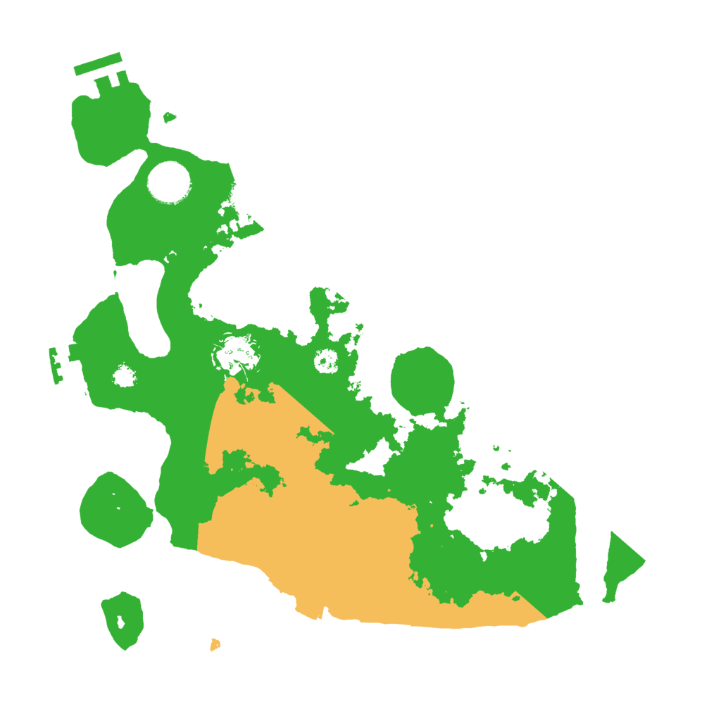 Biome Rust Map: Procedural Map, Size: 3000, Seed: 65421
