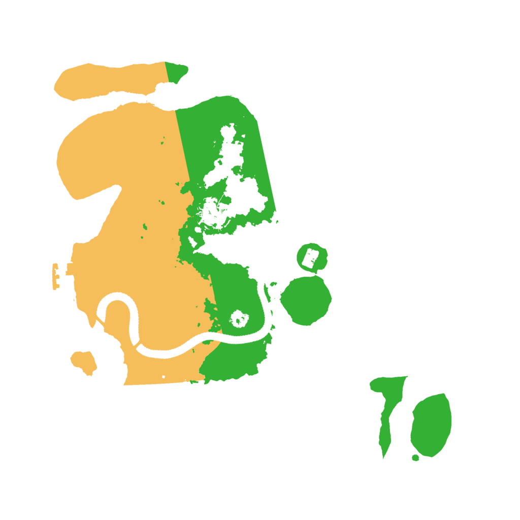Biome Rust Map: Procedural Map, Size: 3000, Seed: 451414092
