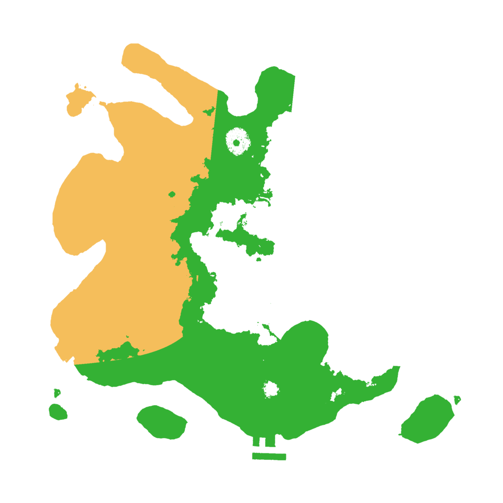 Biome Rust Map: Procedural Map, Size: 3000, Seed: 112982209
