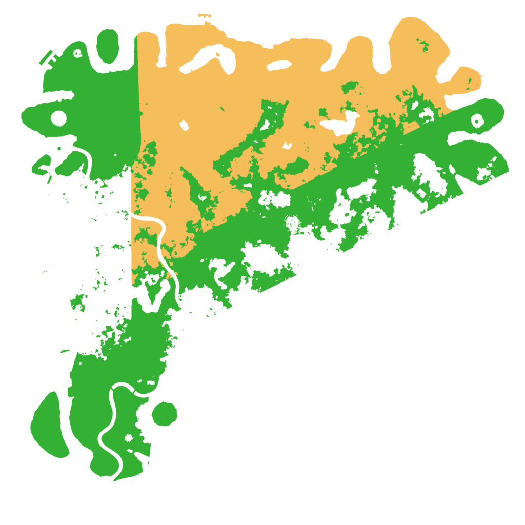 Biome Rust Map: Procedural Map, Size: 6000, Seed: 459684