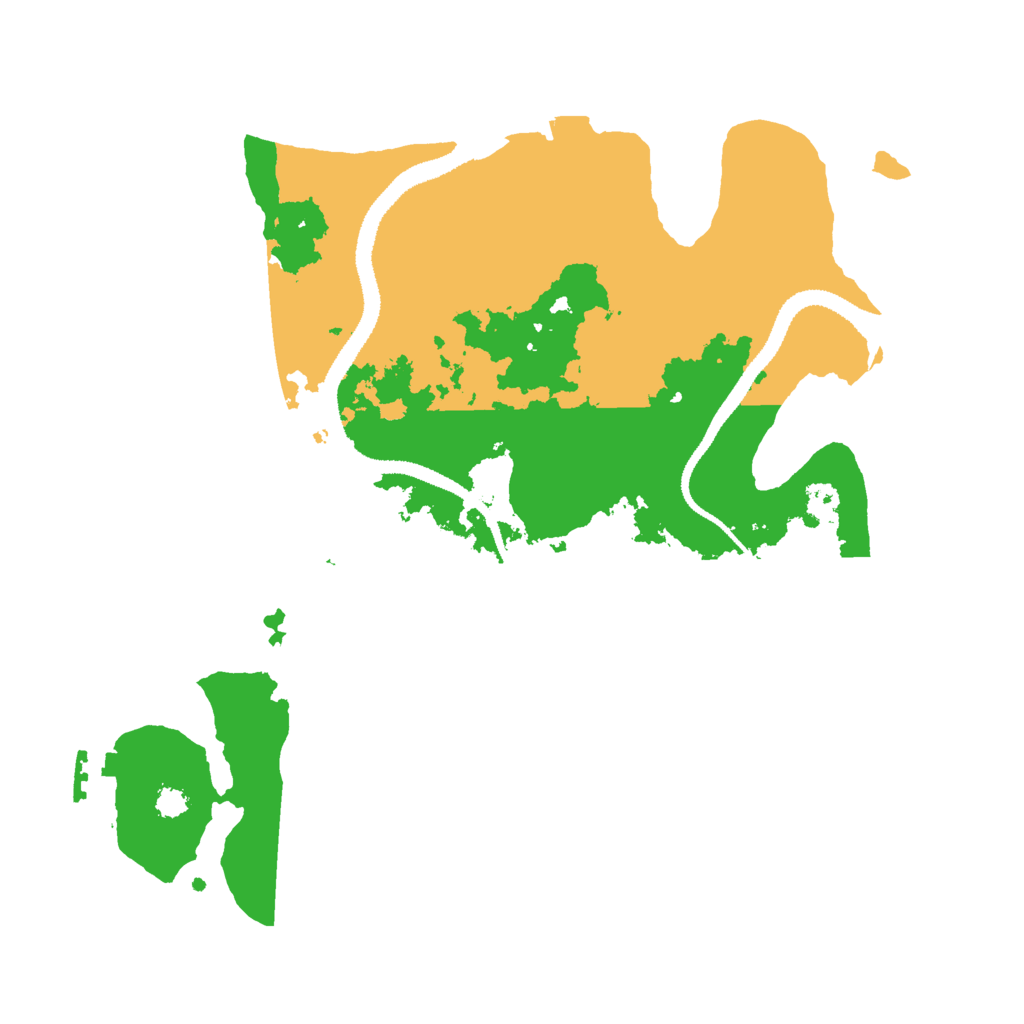 Biome Rust Map: Procedural Map, Size: 3000, Seed: 465647866