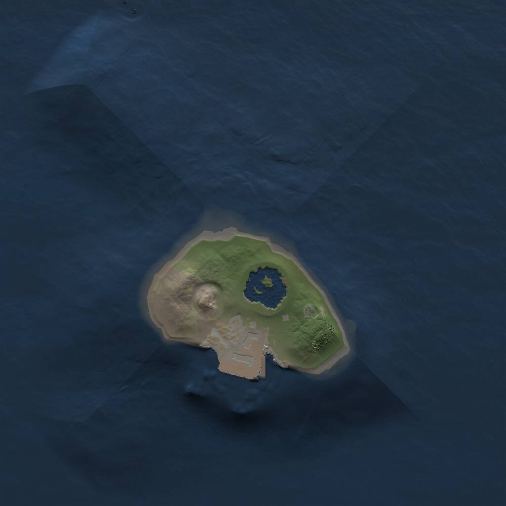 Rust Map: Procedural Map, Size: 1250, Seed: 5675677, 1 Monuments