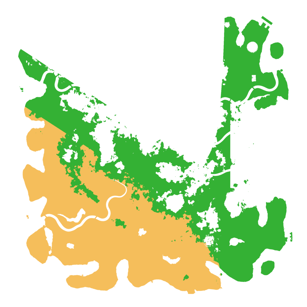 Biome Rust Map: Procedural Map, Size: 5000, Seed: 497674913