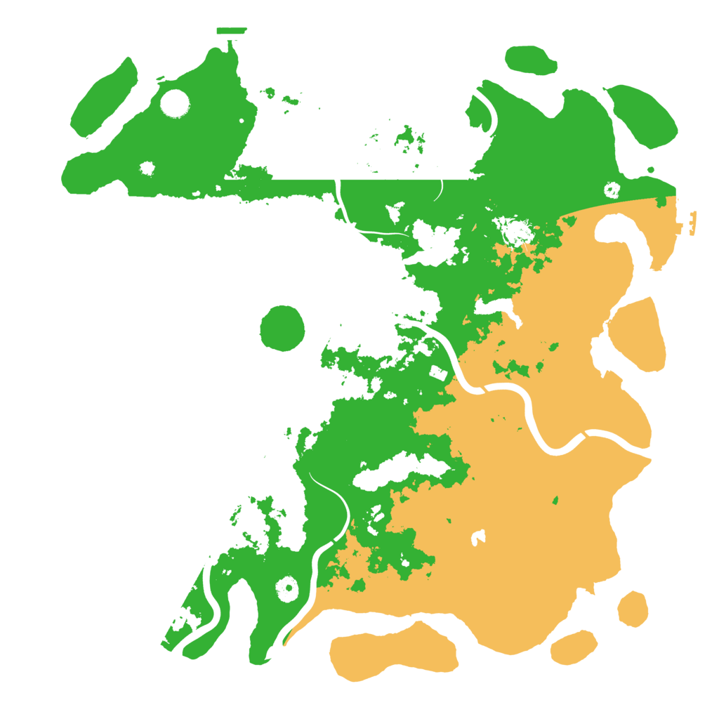 Biome Rust Map: Procedural Map, Size: 4450, Seed: 1657709961