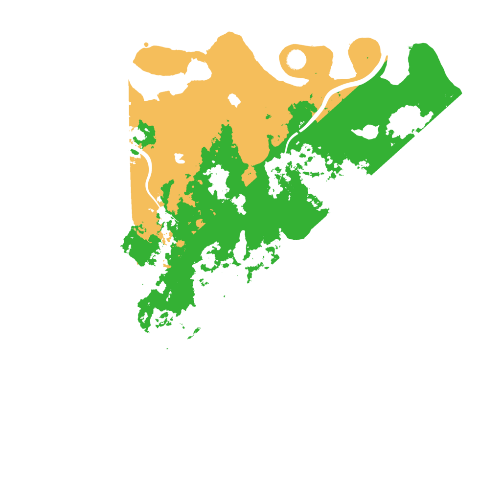Biome Rust Map: Procedural Map, Size: 4500, Seed: 1847922326