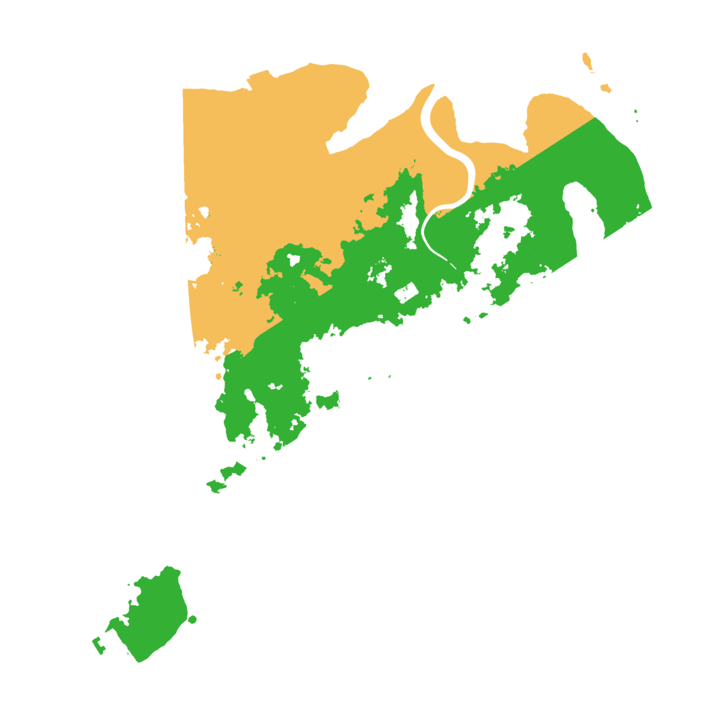 Biome Rust Map: Procedural Map, Size: 3500, Seed: 1806559928