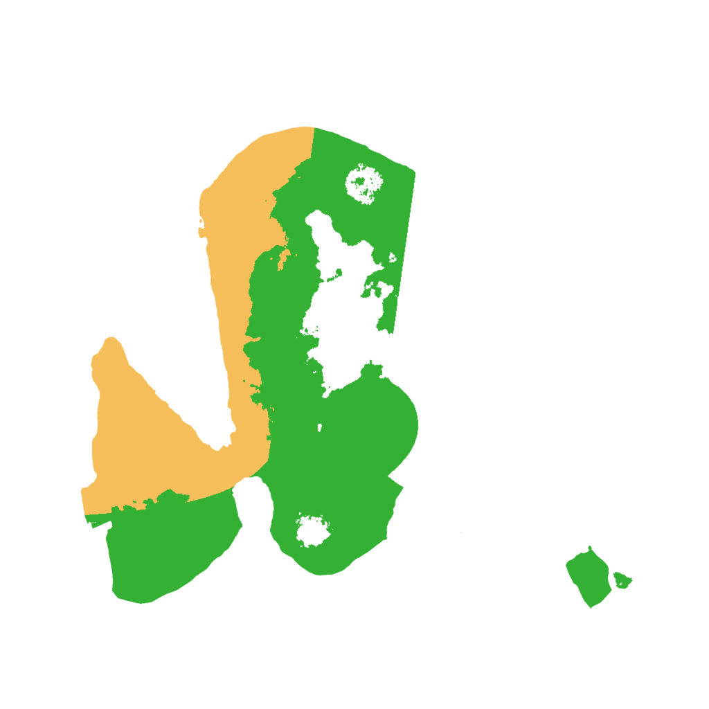 Biome Rust Map: Procedural Map, Size: 2000, Seed: 55931