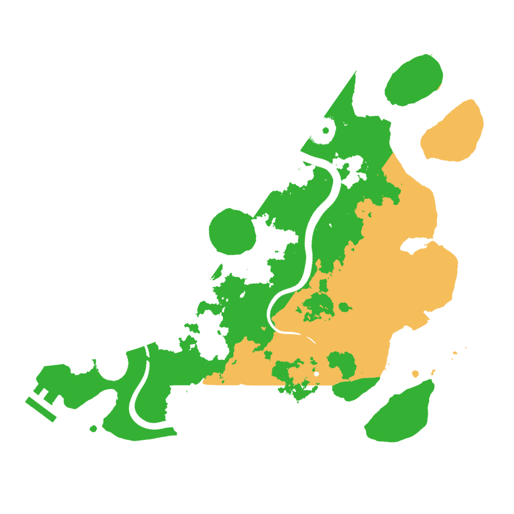 Biome Rust Map: Procedural Map, Size: 3000, Seed: 1337670