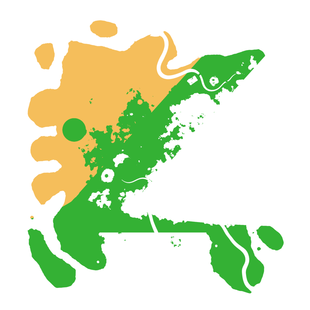 Biome Rust Map: Procedural Map, Size: 3500, Seed: 1249123718