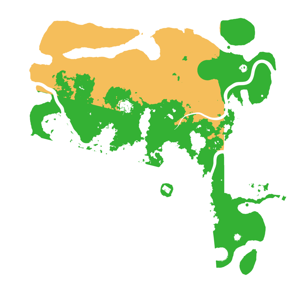 Biome Rust Map: Procedural Map, Size: 3900, Seed: 1443219823