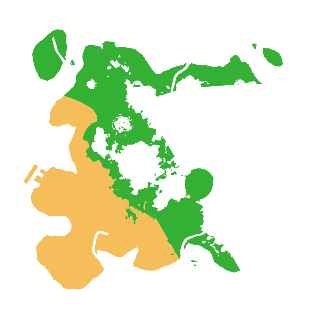Biome Rust Map: Procedural Map, Size: 3000, Seed: 593352285