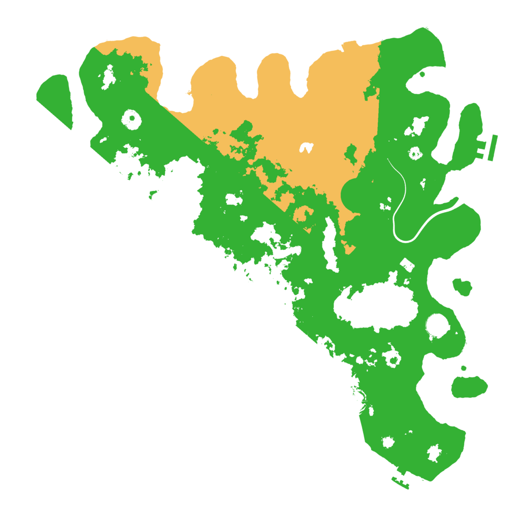 Biome Rust Map: Procedural Map, Size: 4000, Seed: 555666