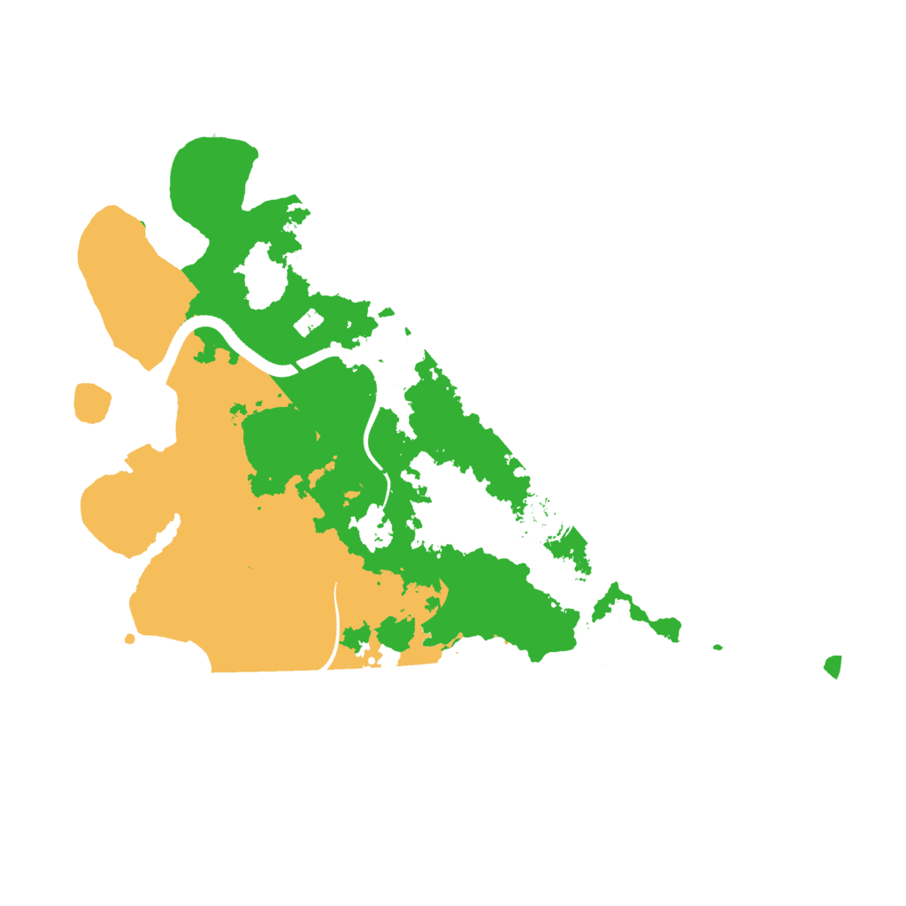Biome Rust Map: Procedural Map, Size: 3500, Seed: 894723620