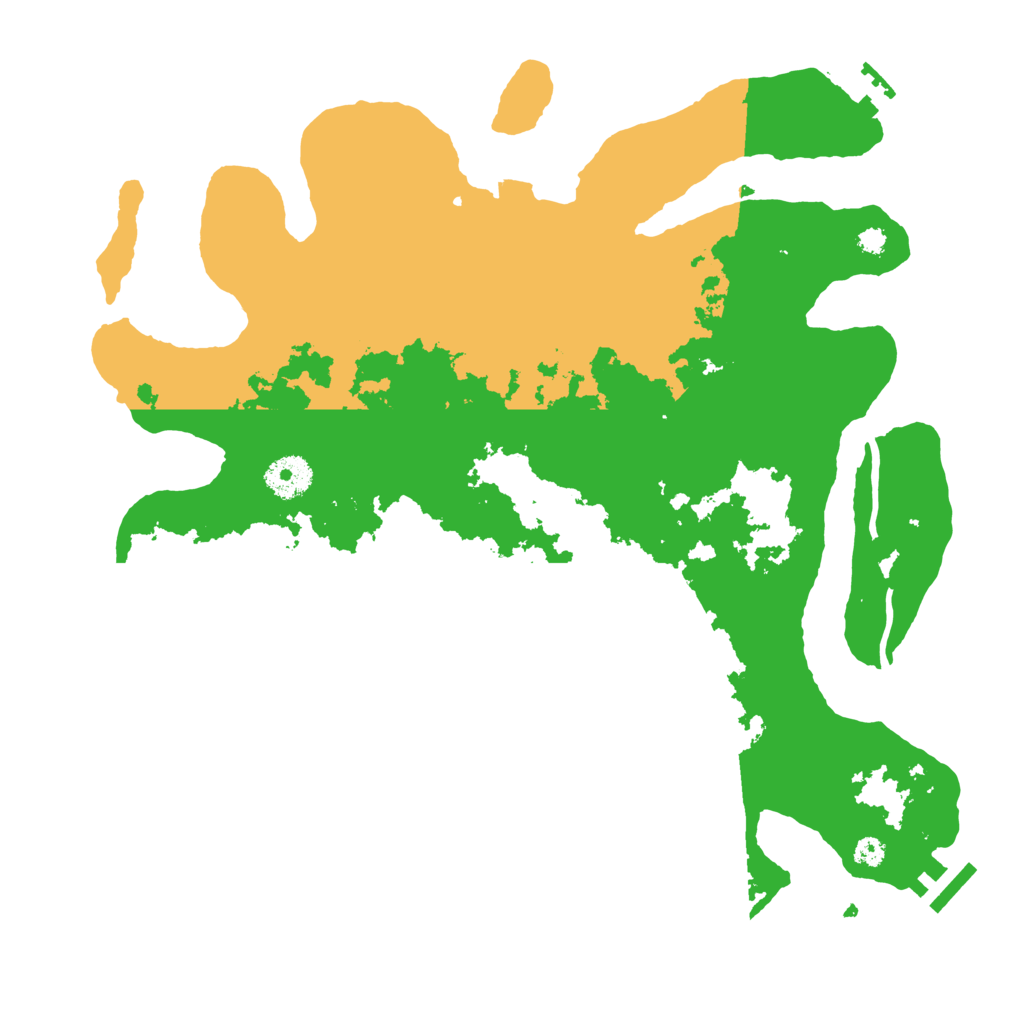 Biome Rust Map: Procedural Map, Size: 3500, Seed: 506884663