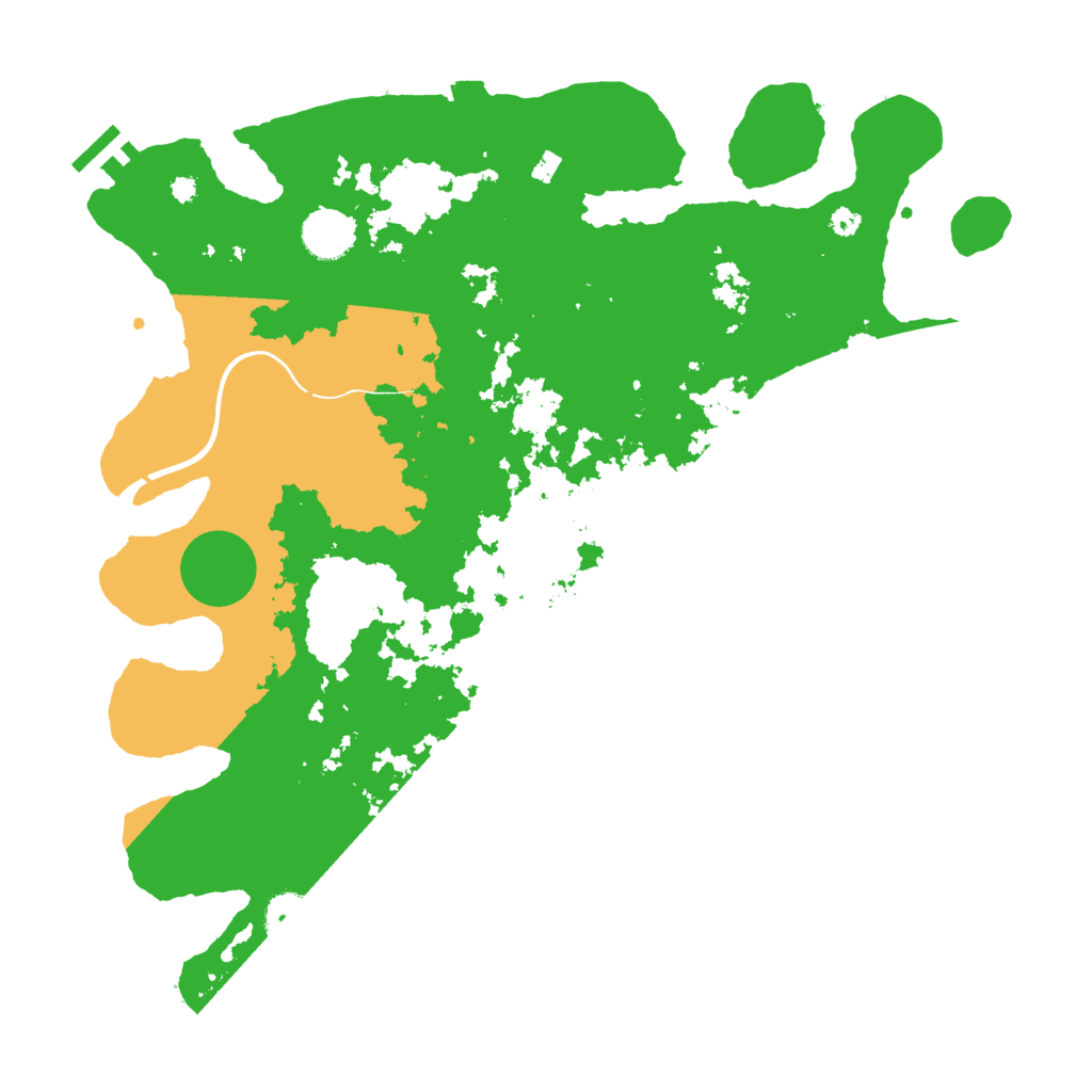 Biome Rust Map: Procedural Map, Size: 3800, Seed: 37627713