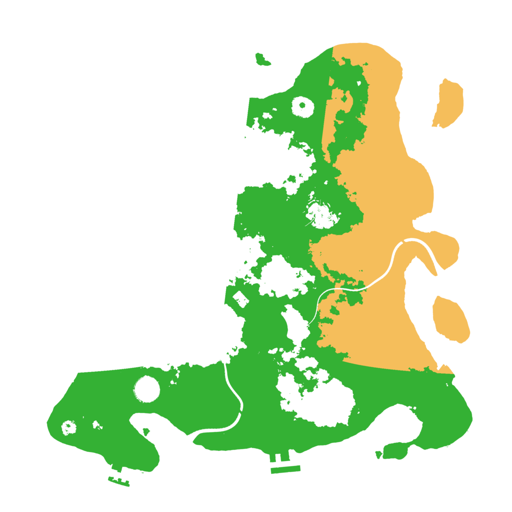 Biome Rust Map: Procedural Map, Size: 3500, Seed: 1871134787