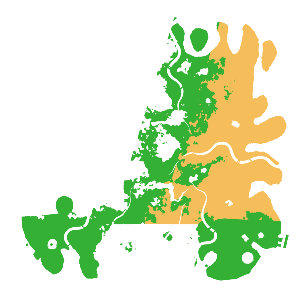 Biome Rust Map: Procedural Map, Size: 4500, Seed: 854316911