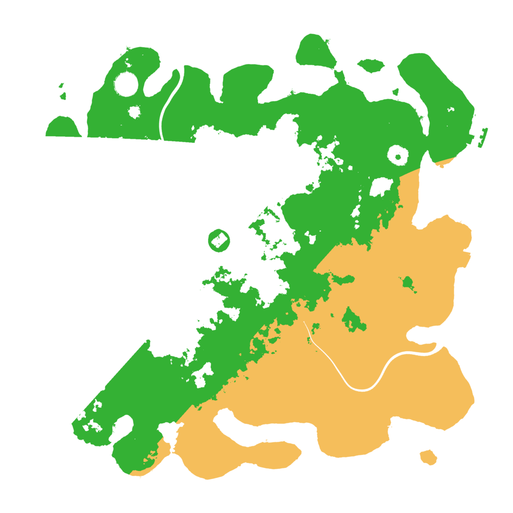 Biome Rust Map: Procedural Map, Size: 3750, Seed: 1234567