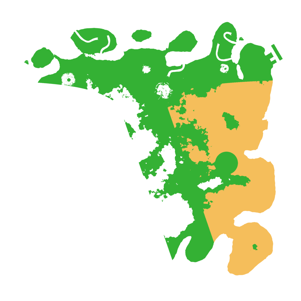 Biome Rust Map: Procedural Map, Size: 3500, Seed: 1221729818