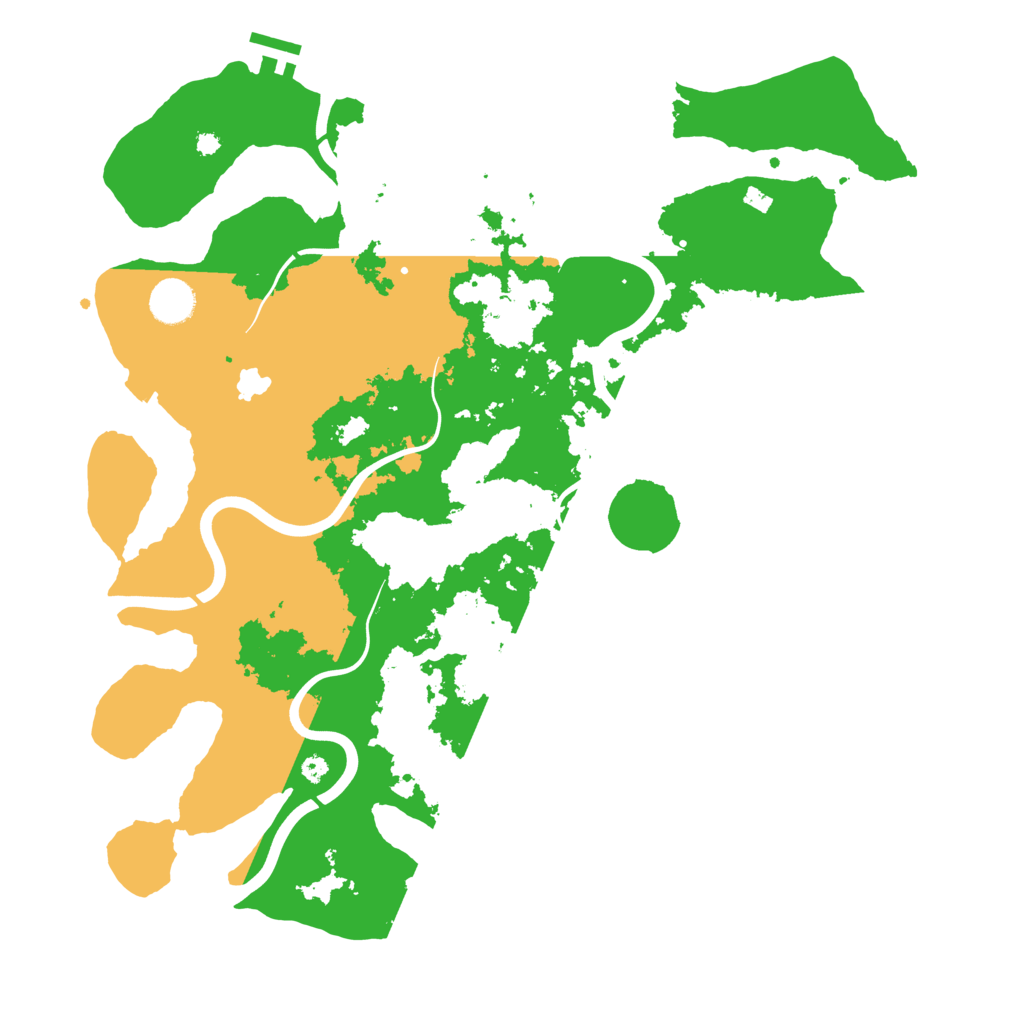 Biome Rust Map: Procedural Map, Size: 4000, Seed: 122029784