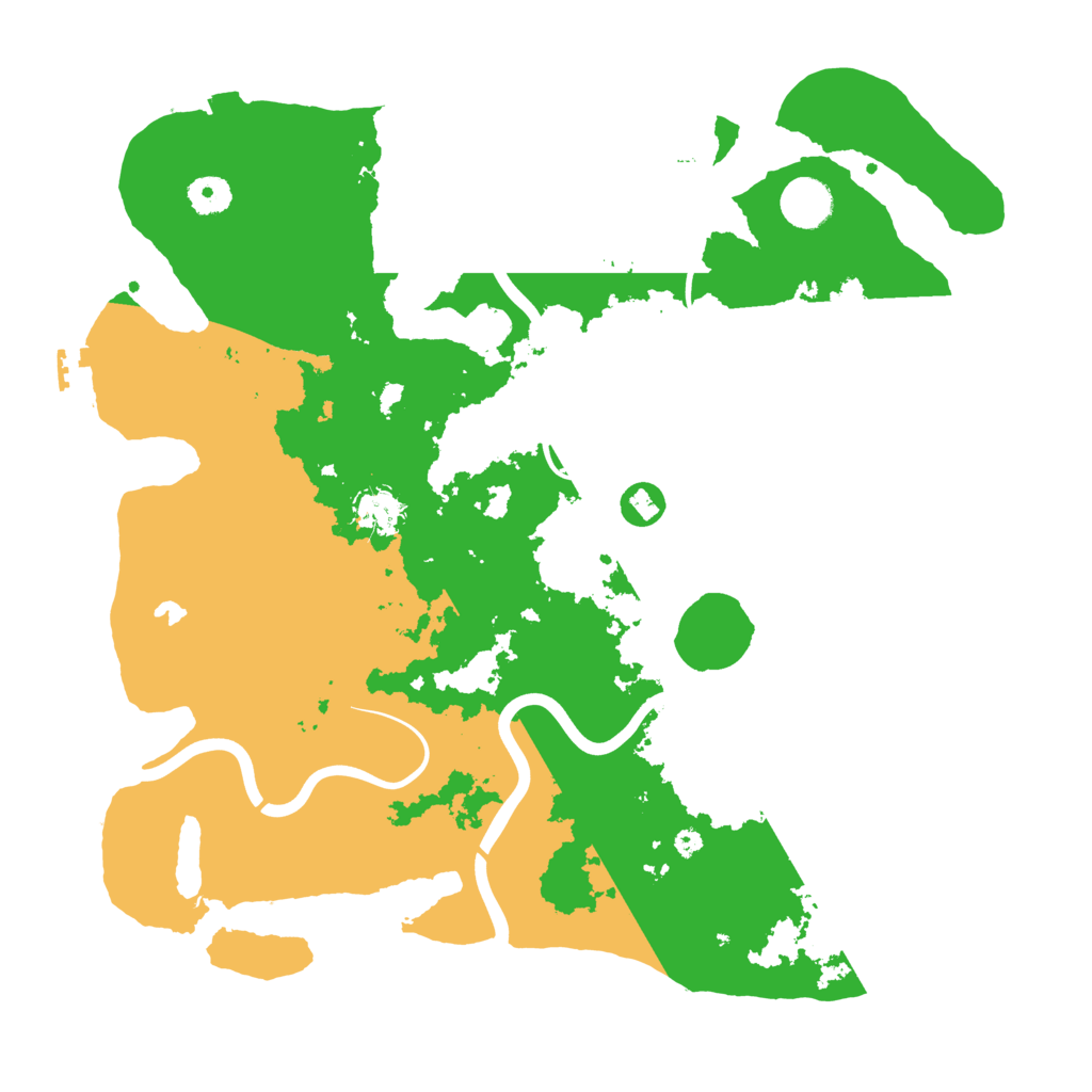 Biome Rust Map: Procedural Map, Size: 4000, Seed: 12746187
