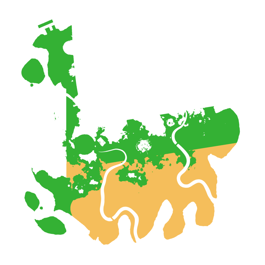 Biome Rust Map: Procedural Map, Size: 3450, Seed: 37829968