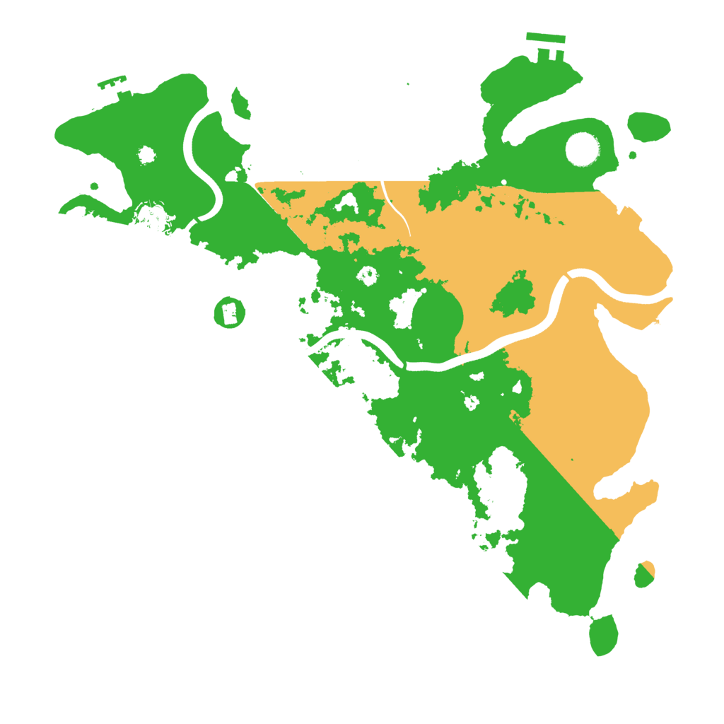 Biome Rust Map: Procedural Map, Size: 3750, Seed: 803094191