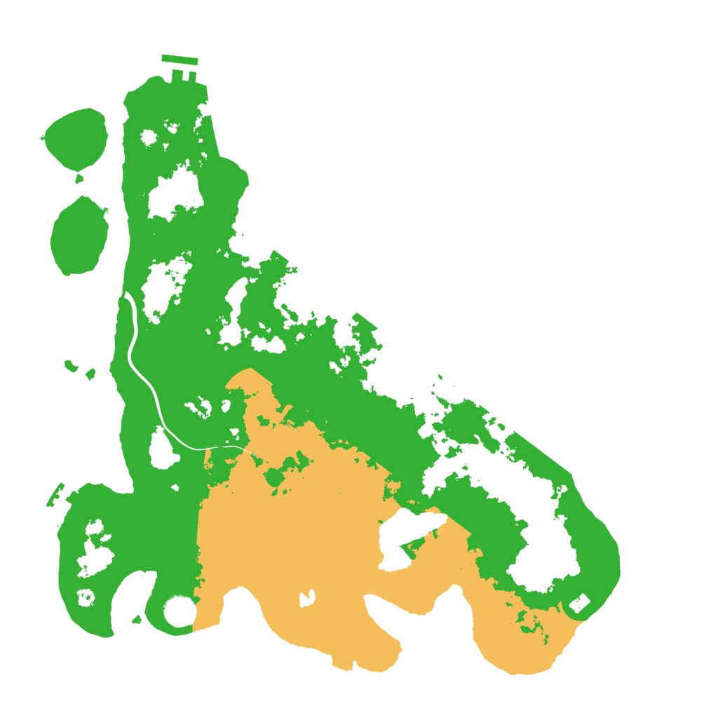 Biome Rust Map: Procedural Map, Size: 4000, Seed: 73756