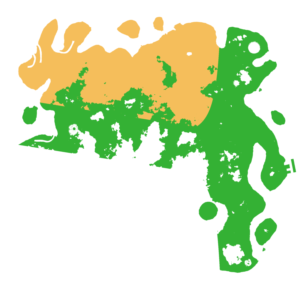 Biome Rust Map: Procedural Map, Size: 4500, Seed: 735615917