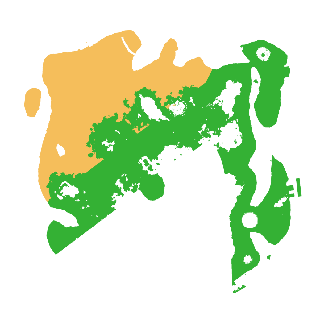 Biome Rust Map: Procedural Map, Size: 3500, Seed: 143320078