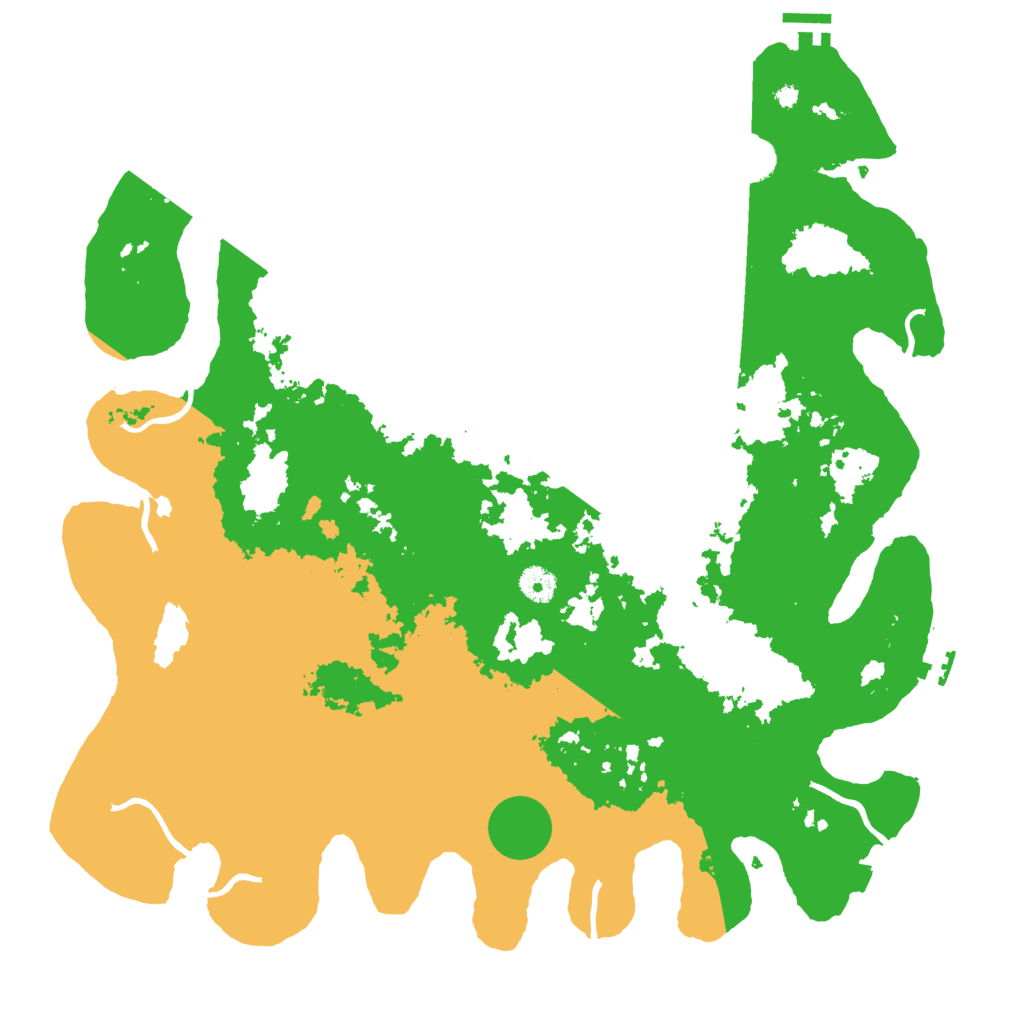 Biome Rust Map: Procedural Map, Size: 4250, Seed: 199923513