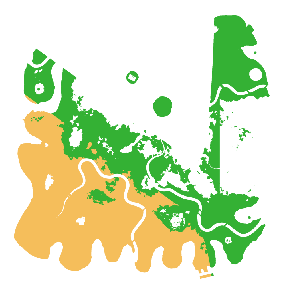 Biome Rust Map: Procedural Map, Size: 4250, Seed: 199923513