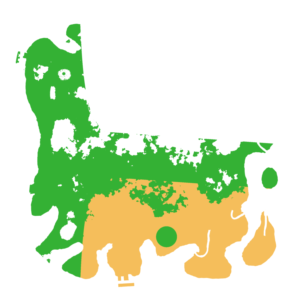 Biome Rust Map: Procedural Map, Size: 3800, Seed: 57481