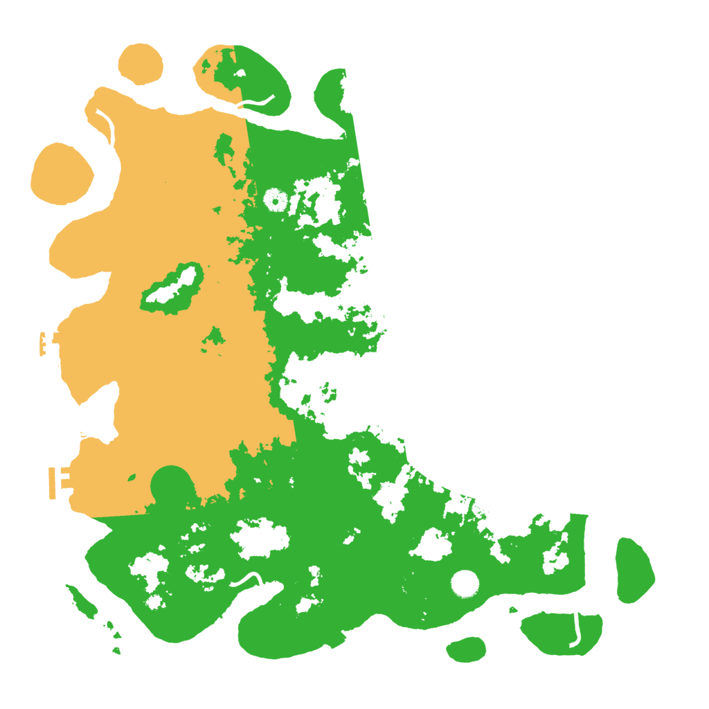 Biome Rust Map: Procedural Map, Size: 4500, Seed: 58675934