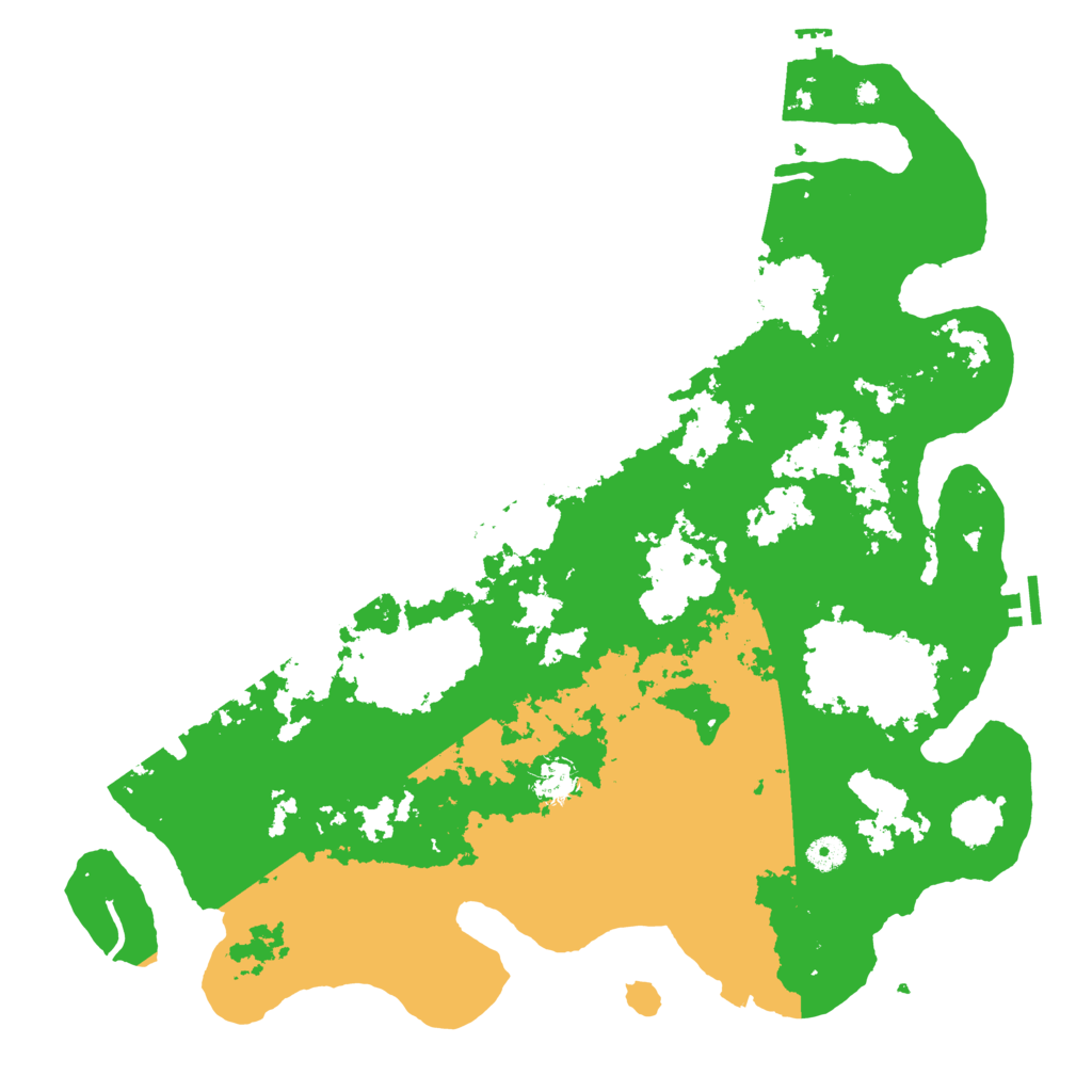 Biome Rust Map: Procedural Map, Size: 4500, Seed: 928340478