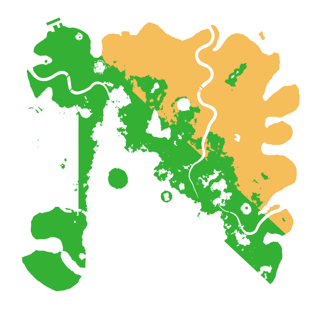 Biome Rust Map: Procedural Map, Size: 4400, Seed: 624635293