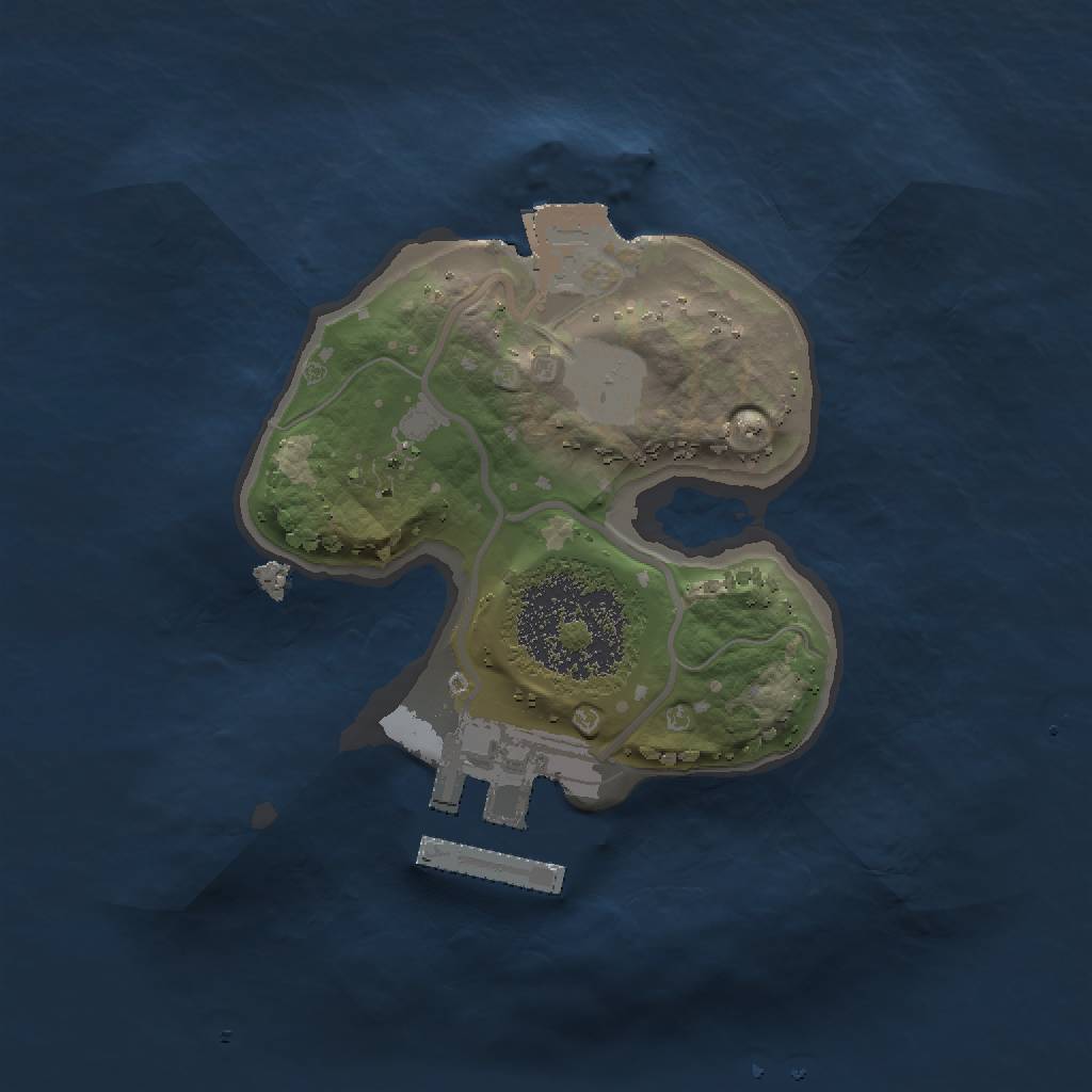 Rust Map: Procedural Map, Size: 1500, Seed: 2010698174, 4 Monuments