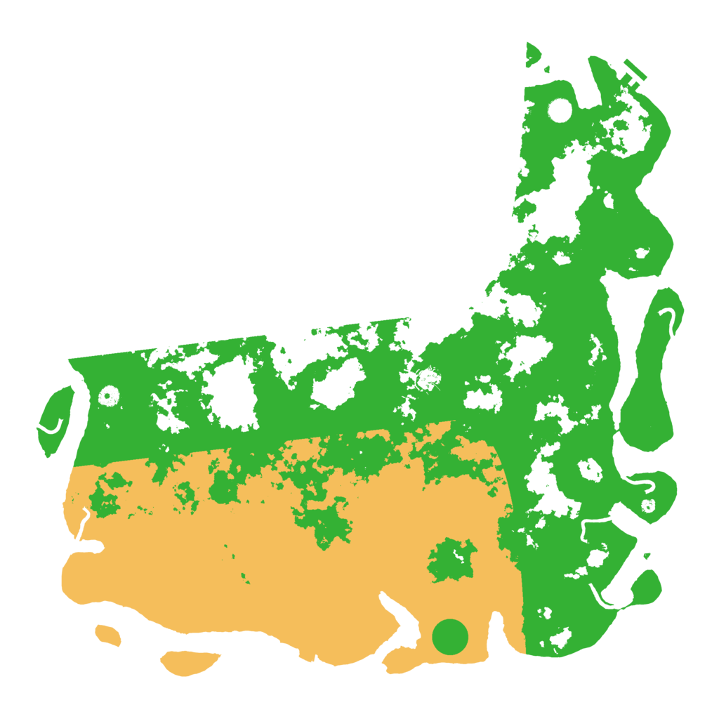 Biome Rust Map: Procedural Map, Size: 5250, Seed: 450246101