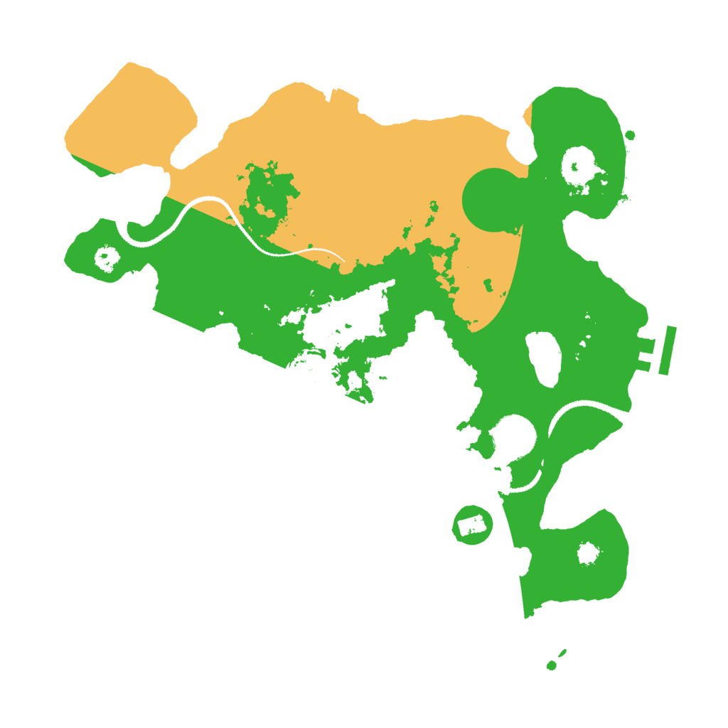Biome Rust Map: Procedural Map, Size: 3000, Seed: 81859