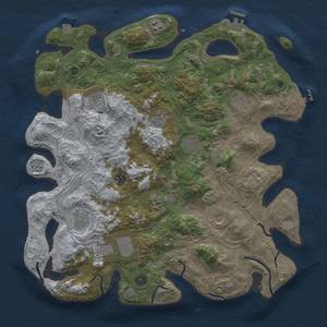 Thumbnail Rust Map: Procedural Map, Size: 4250, Seed: 1414071891, 19 Monuments