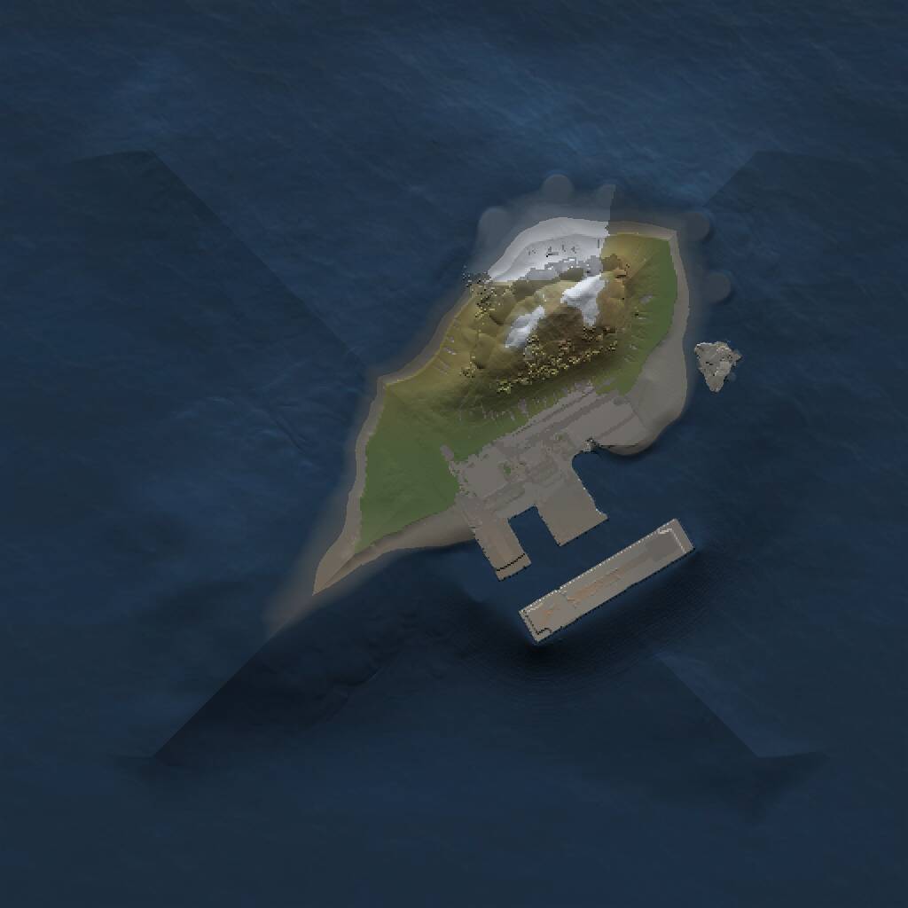 Rust Map: Procedural Map, Size: 1000, Seed: 476131109, 2 Monuments