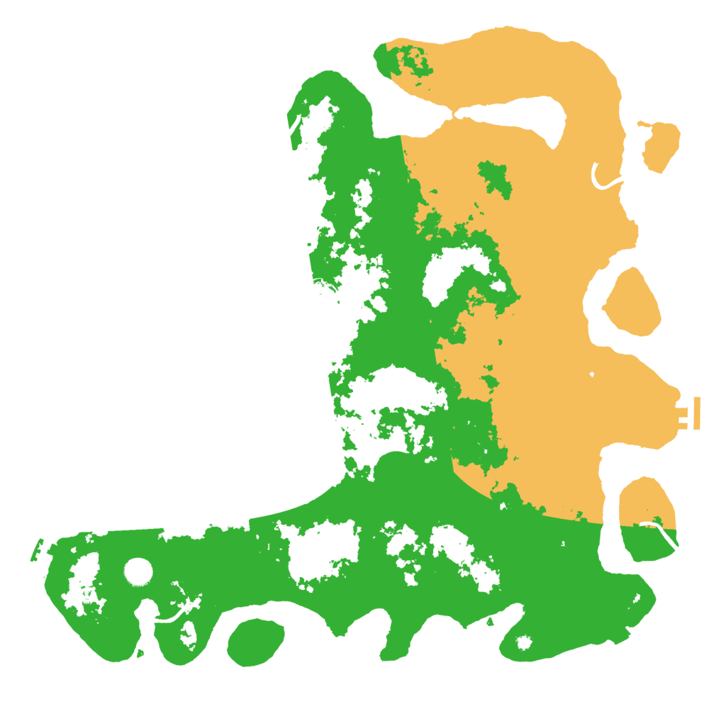 Biome Rust Map: Procedural Map, Size: 4500, Seed: 1088804942