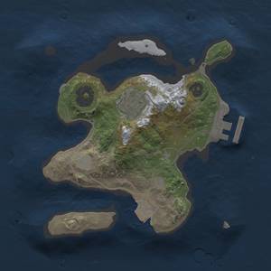 Thumbnail Rust Map: Procedural Map, Size: 2000, Seed: 67858, 5 Monuments