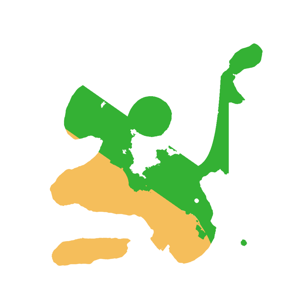 Biome Rust Map: Procedural Map, Size: 2000, Seed: 67858