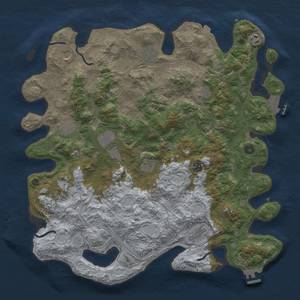 Thumbnail Rust Map: Procedural Map, Size: 4500, Seed: 123679449, 19 Monuments