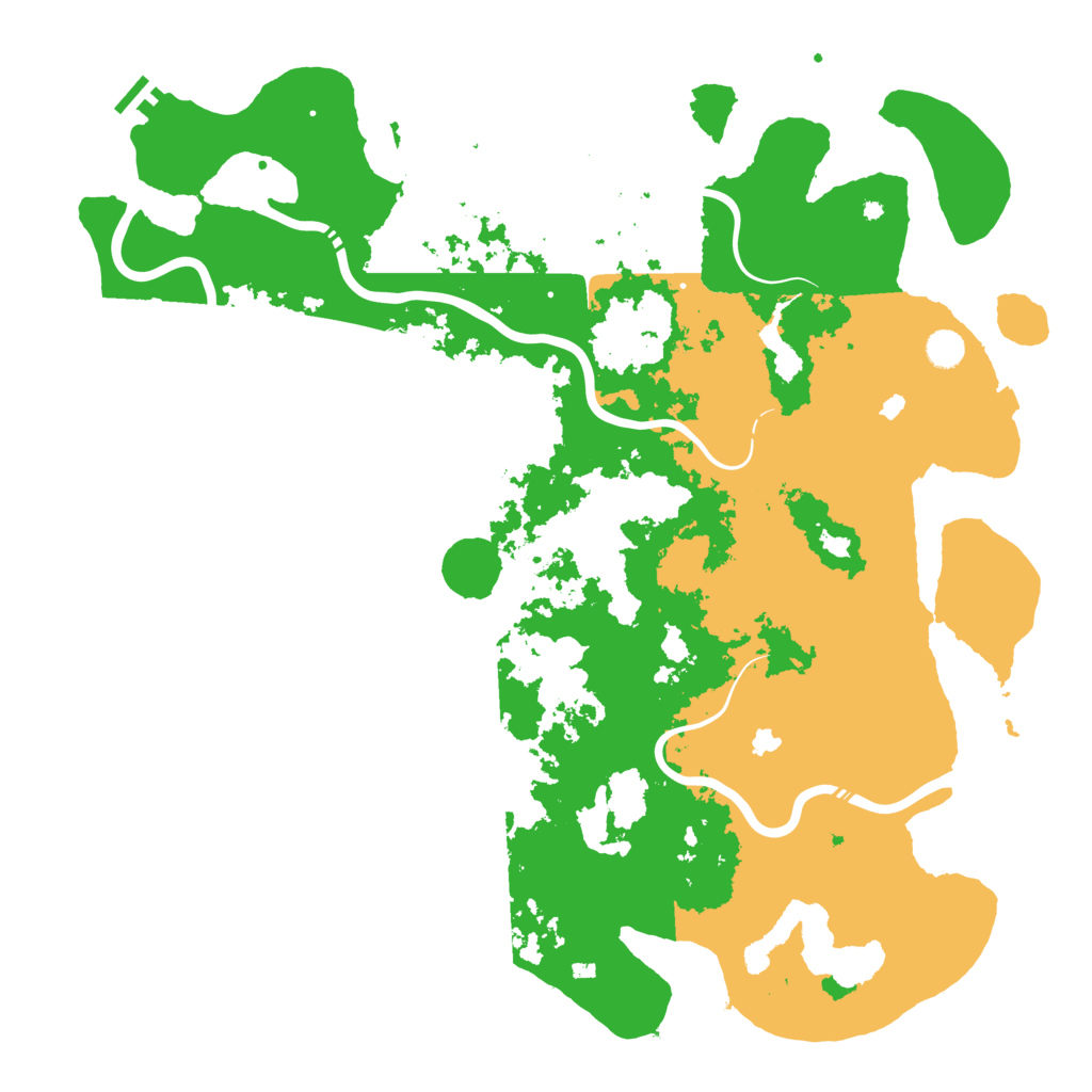 Biome Rust Map: Procedural Map, Size: 5000, Seed: 83451987