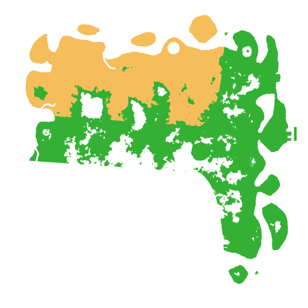 Biome Rust Map: Procedural Map, Size: 4500, Seed: 1708932711